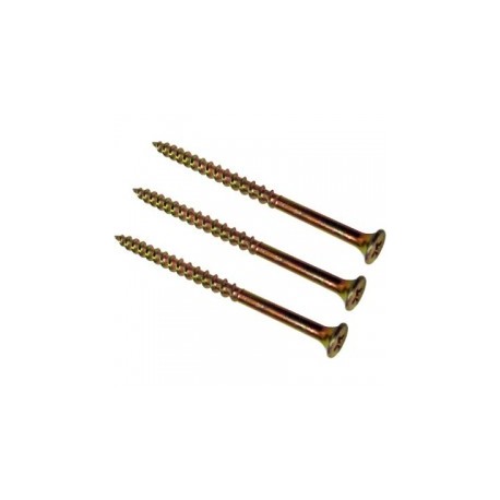 TORNILLO DORADO 8X3 PULGADAS CAJA C/5...