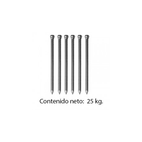 CLAVO STD. 2 pulgadas SIN CABEZA CAJA 25KG...